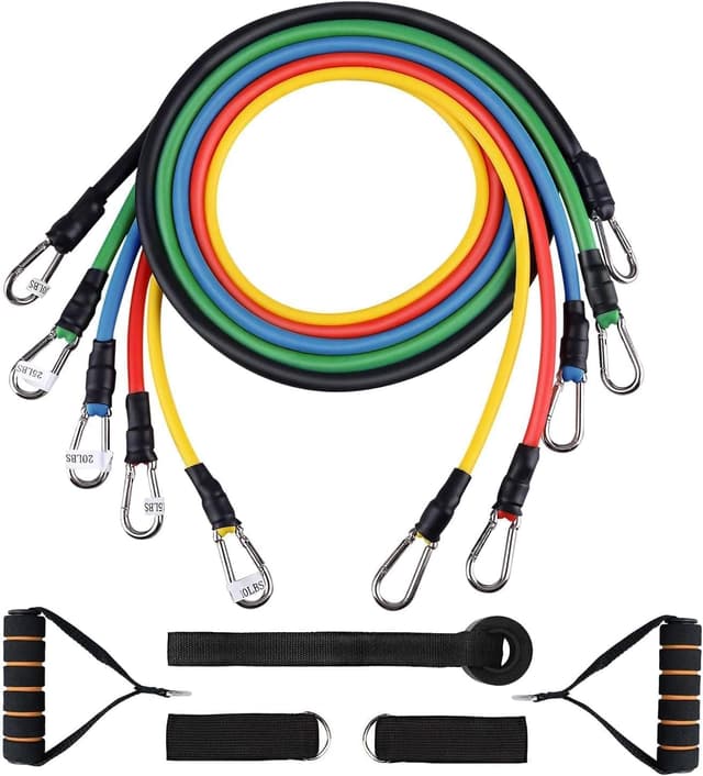 Detalle de Resistance Bands Set 5pcs for Strength Training 🏋