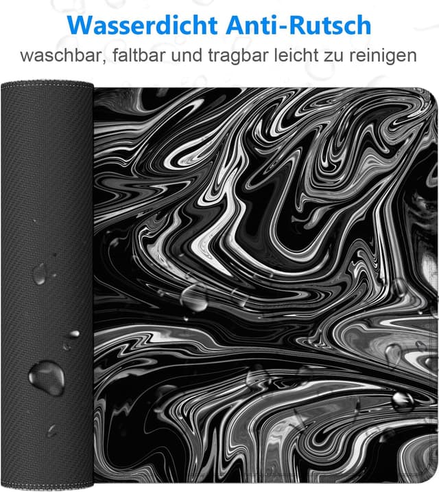 Detalle 2 de Gaming-Mauspad XXL 800 x 300 mm mit Flüssigmetall-Oberfläche