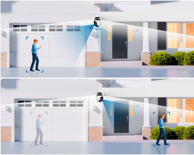 Detalle 2 de TP-Link Tapo C545D Sicherheitskamera für Garten