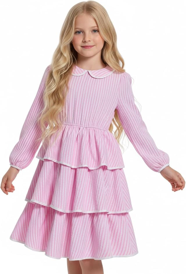Thumbnail 5 de JiAmy Long Sleeve Peter-Pan Dress