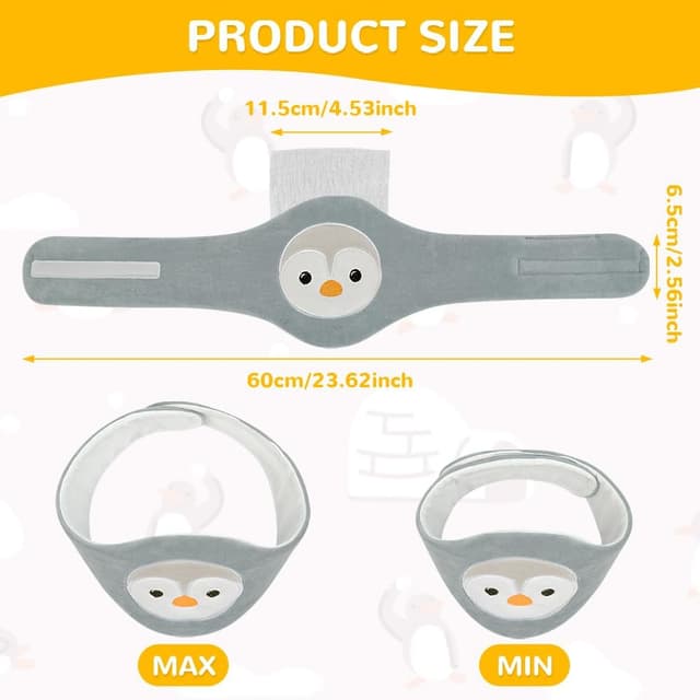 Detalle 2 de Ceinture ventrale chauffante Vicloon pour bébé avec bouillotte micro et doublure en argile naturelle