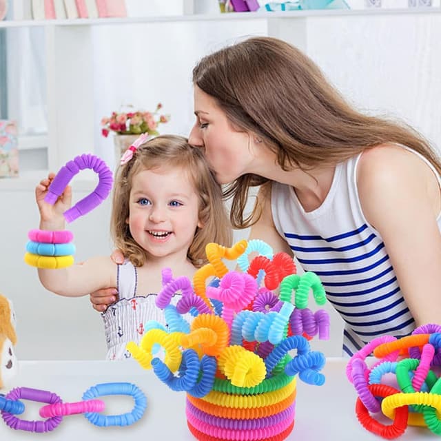 Thumbnail 3 de XIMISHOP 24 Pack bendable sensory tubes