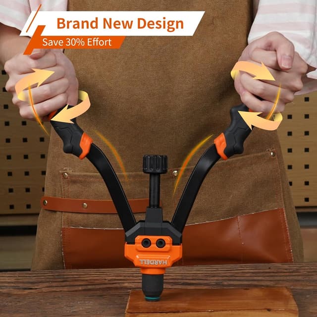 Thumbnail 5 de HARDELL Rivet Nut Tool Kit 14" with 80pcs rivet nuts 🛠