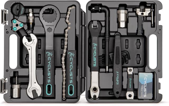 Detalle 2 de 22-teiliges Fahrrad Reparaturset für Reifen