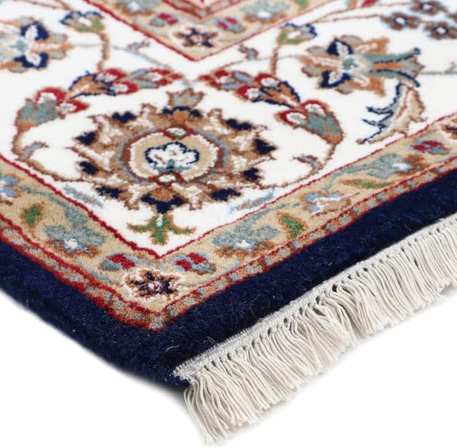 Thumbnail 4 de CarpetFine Alfombra Nain Lana Azul 120x180 cm 🧶 Moderna