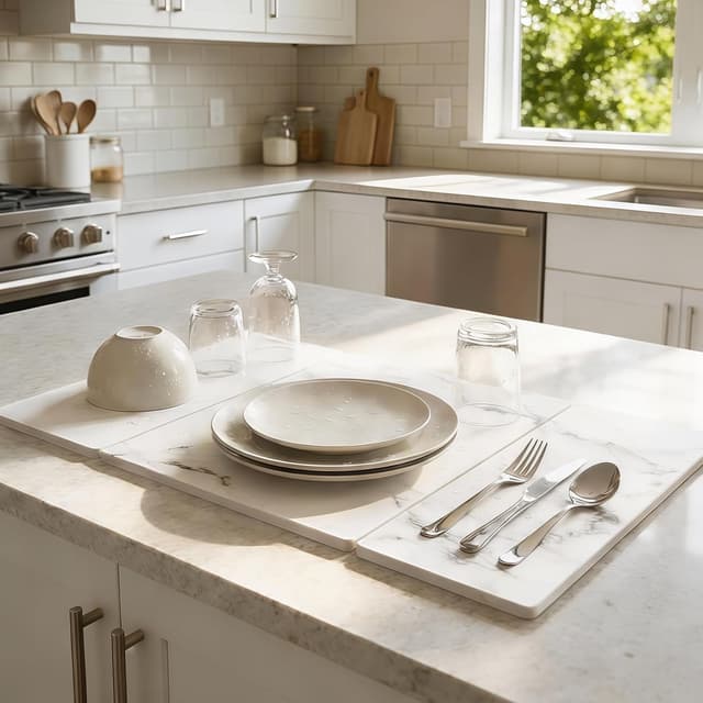 Thumbnail 6 de BOMOKS Stone Drying Mat 24x16 Collapsible