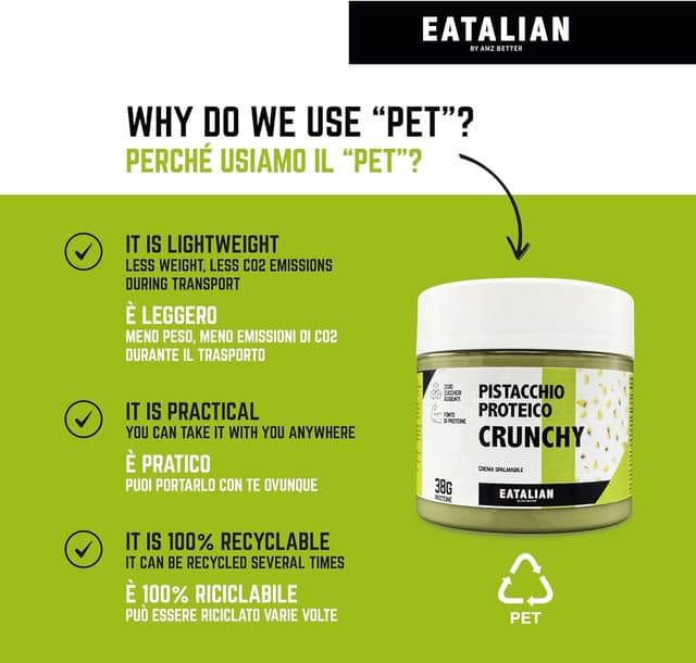 Thumbnail 6 de EATALIAN by AMZ BETTER Crema de Pistacho Crunchy 200g 🍫