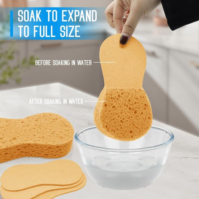 Thumbnail 5 de 3-Pack Large Natural Cellulose Sponges