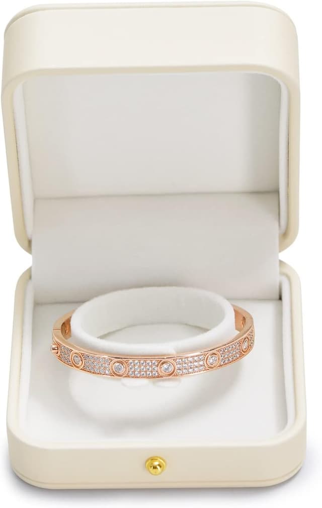 Detalle 2 de Papten Caja para Brazaletes Blanco - Almacenamiento de Joyería 💍