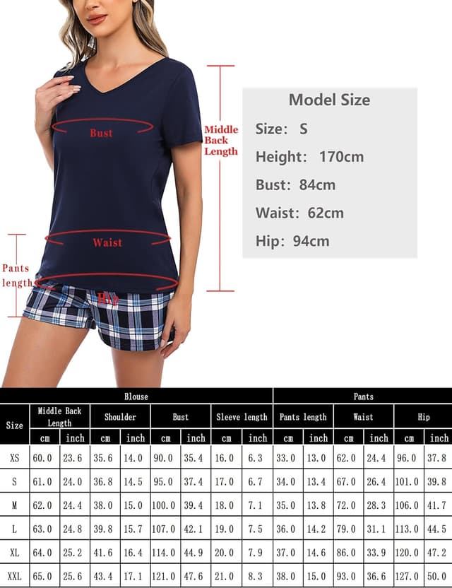 Detalle 2 de Bresdk pyjama femme en coton, 95%