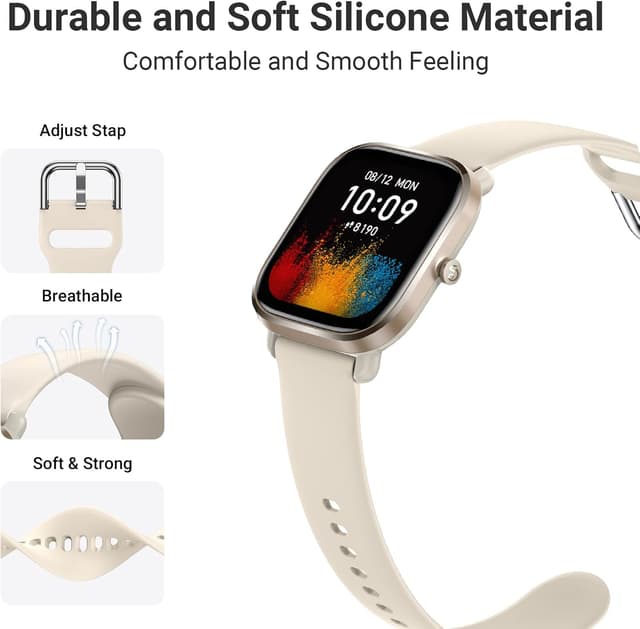 Thumbnail 1 de Higgs Correa 20mm Silicona Suave para Amazfit Bip y GTS 🌟