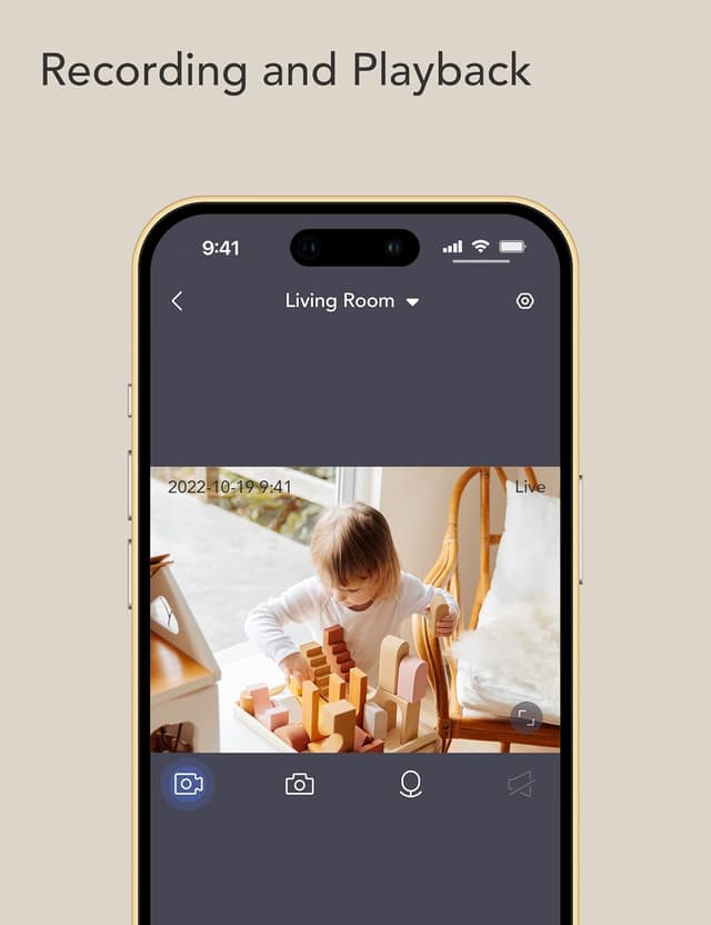 Thumbnail 5 de Nooie 2K Baby Monitor Indoor Camera