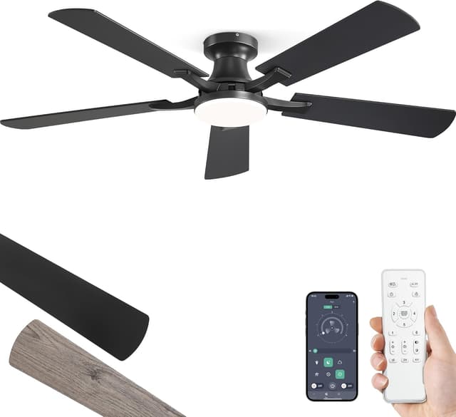 Detalle de ZMISHIBO 52 Inch Ceiling Fan with Light