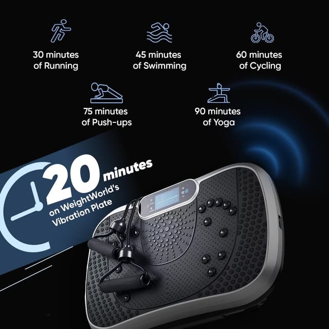 Thumbnail 3 de WeightWorld Vibration Plate 99-speed vibration trainer 🏋️♀