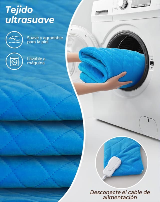 Thumbnail 6 de UTK Coussin Chauffant Cervicales : chaleur jusqu’à 70°C pour cou et épaules (6 niveaux, minuteur)