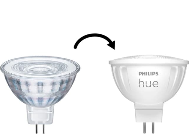 Detalle 2 de Philips Hue Spot MR16 White & Color 12er-Pack