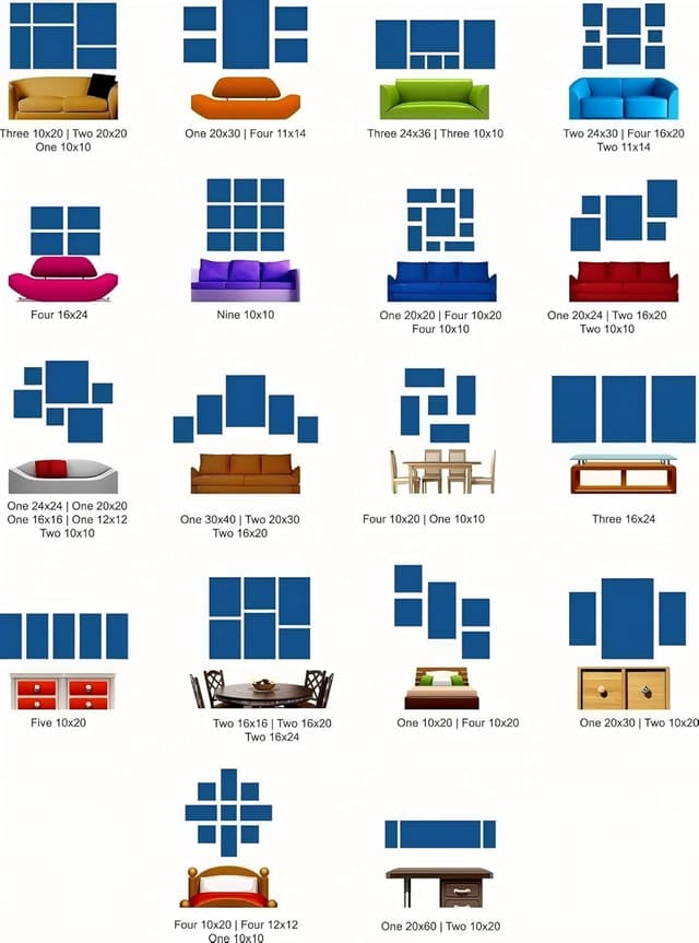 Thumbnail 6 de Szyeequoo A3 Picture Frame 3 Sets with Clear Plexiglass – Matted to A4, Wall Hanging (Black)