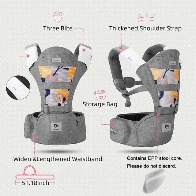 Thumbnail 1 de Bellababy Multifunction Baby Carrier 6-in-1 👶