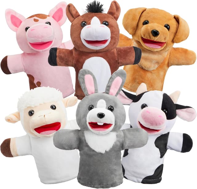 Imagen de JOYIN 6Pcs Hand Puppet Set 🎭 en OfertitasTOP