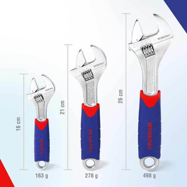 Detalle 2 de WOKRPRO Clés à molette 150-250 mm 🛠