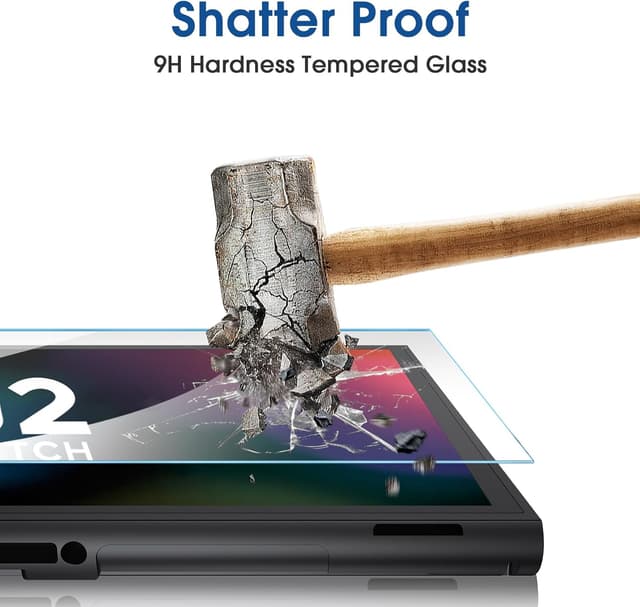 Thumbnail 5 de amFilm Auto-Alignment OneTouch Nintendo Switch 2 7.9" screen protector