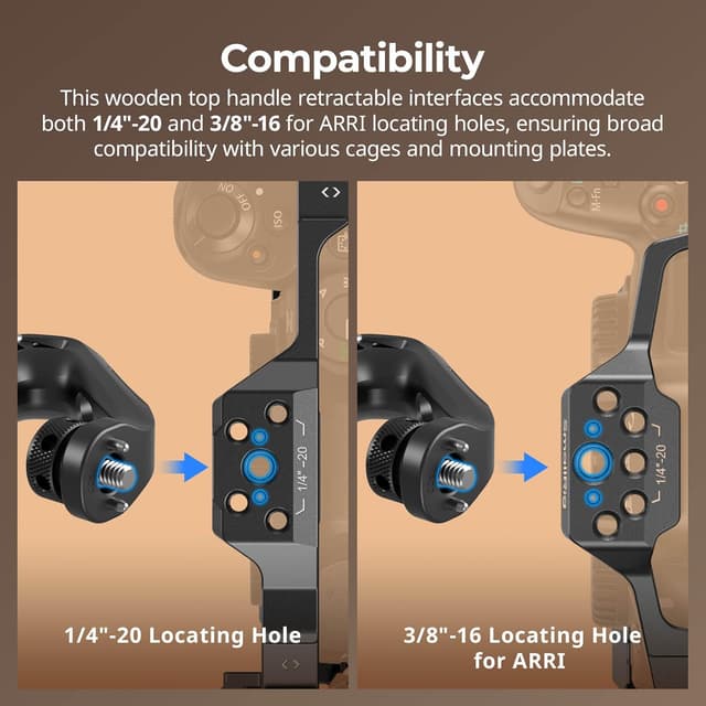 Detalle 2 de SMALLRIG Top Handle 15 kg ARRI-Zubehör