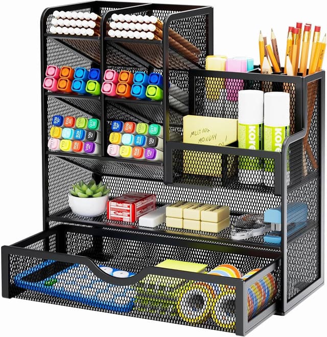 Imagen de Marbrasse Netz Schreibtisch-Organizer 🗂 en OfertitasTOP