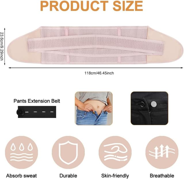 Detalle de ACWOO Postpartum belly wrap C section support