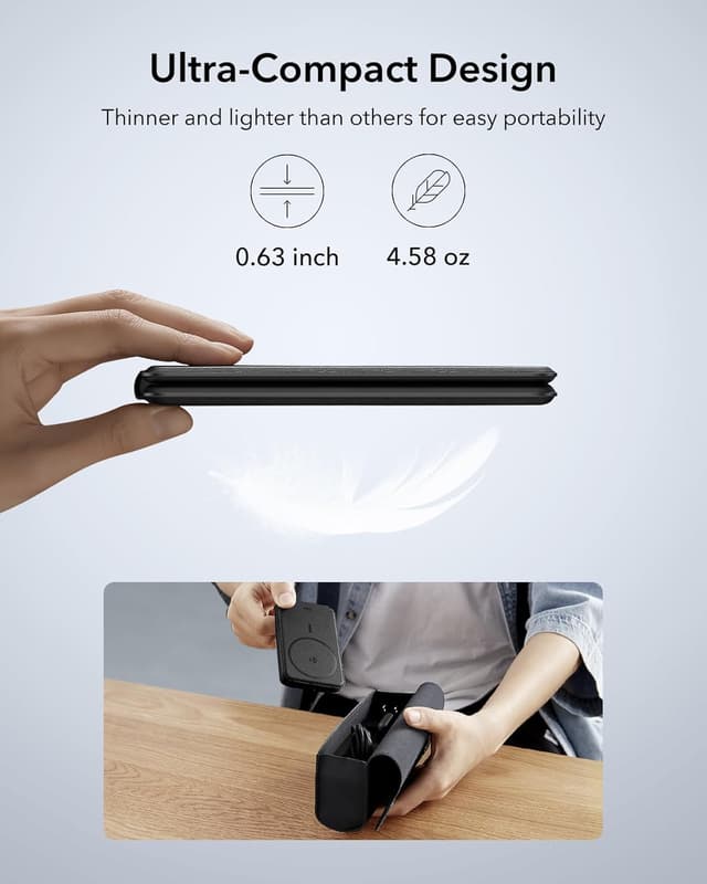 Detalle de ESR Cargador 3 en 1 para Apple ⚡️ Carga Rápida y Multiuso