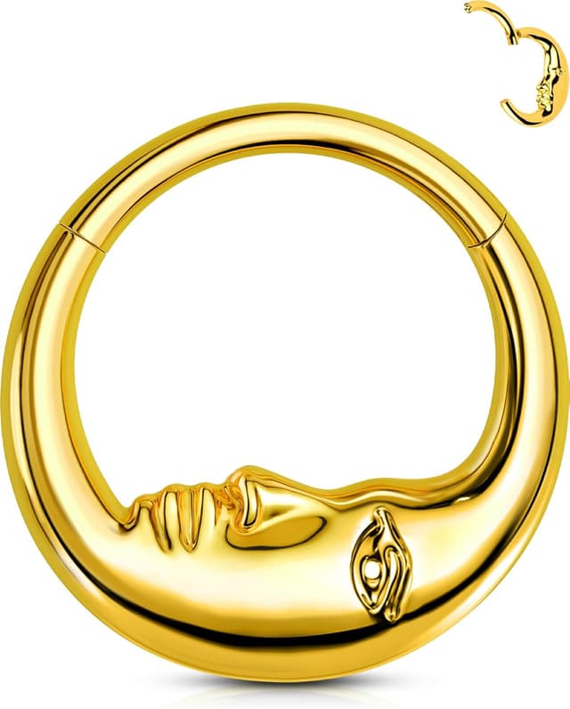 Detalle de OUFER Boucles cartilage 16G 8–10 mm