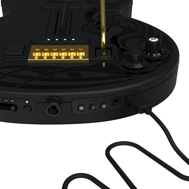 Detalle de CRKD Gibson Les Paul Guitar Controller (Black Tribal) — Licensed by Xbox for Rhythm Games