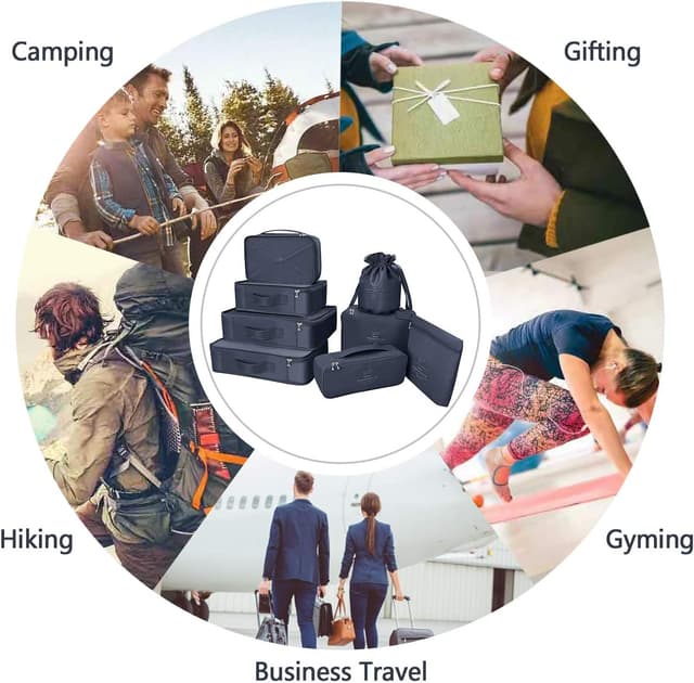 Thumbnail 6 de BETLLEMORY Koffer Organizer 8er Set