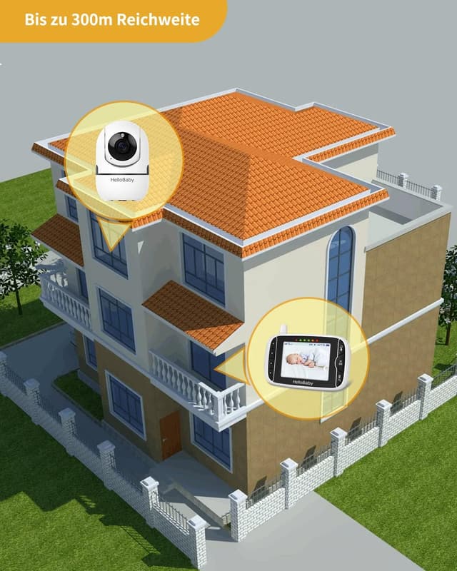 Thumbnail 6 de HelloBaby Baby Monitor 3.2-inch screen