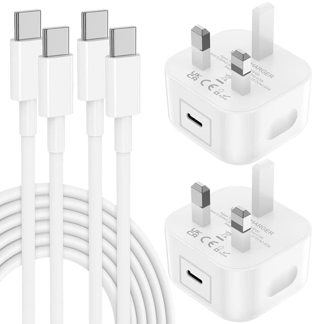 Detalle de Apple iPhone 17 20W USB‑C Fast Charger with 2m Cable