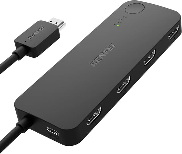 Imagen de BENFEI HDMI Switch 4‑in‑1 4K@60Hz en OfertitasTOP