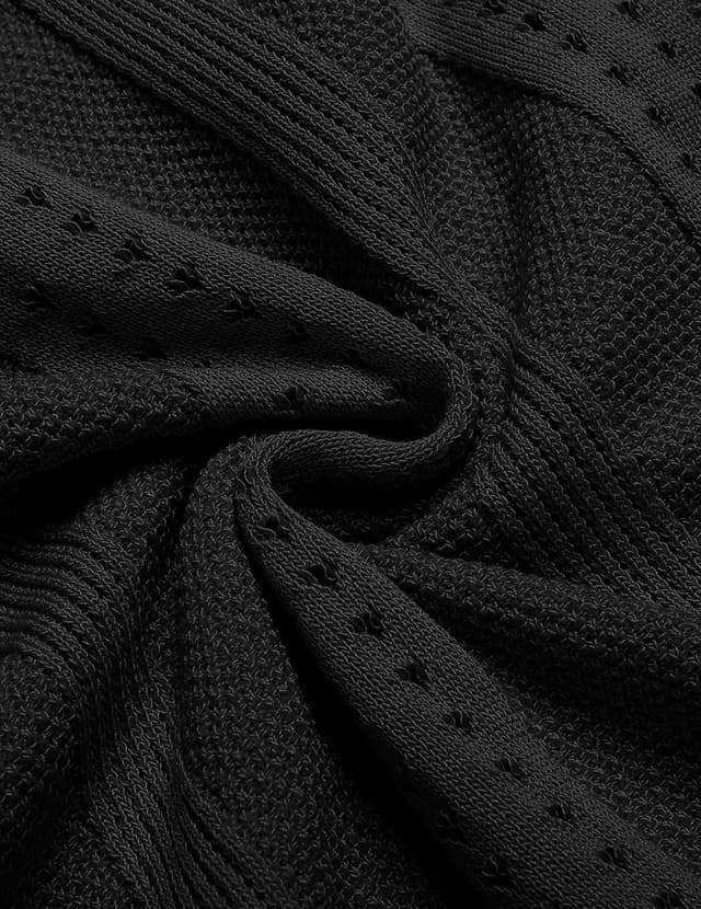 Thumbnail 4 de COOFANDY Knit Short Sleeve Button Down Polo Shirt