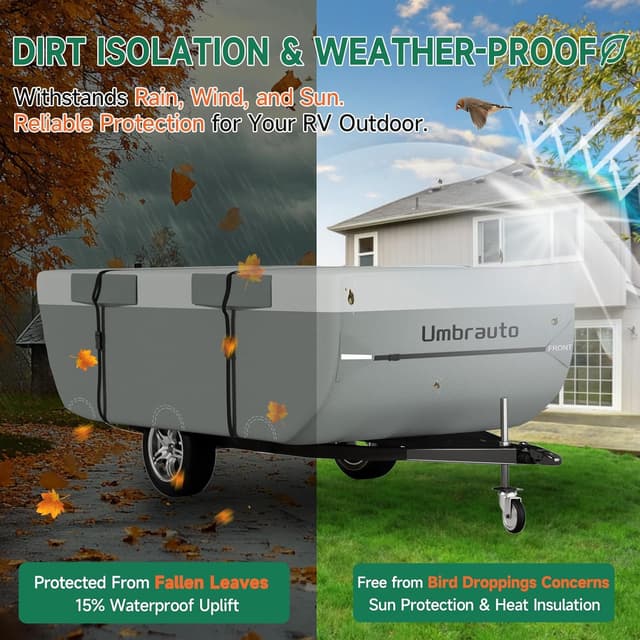 Thumbnail 5 de Umbrauto Pop Up Folding Camper Cover 12'–14' 🛻