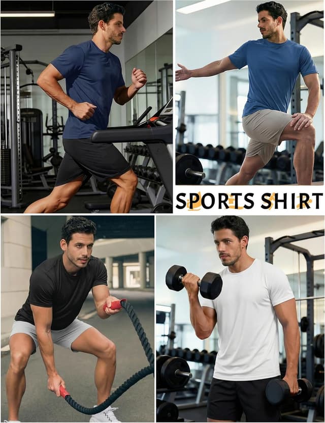 Detalle 2 de TACVASEN UV-Schutz T-Shirt UPF 50+ Herren