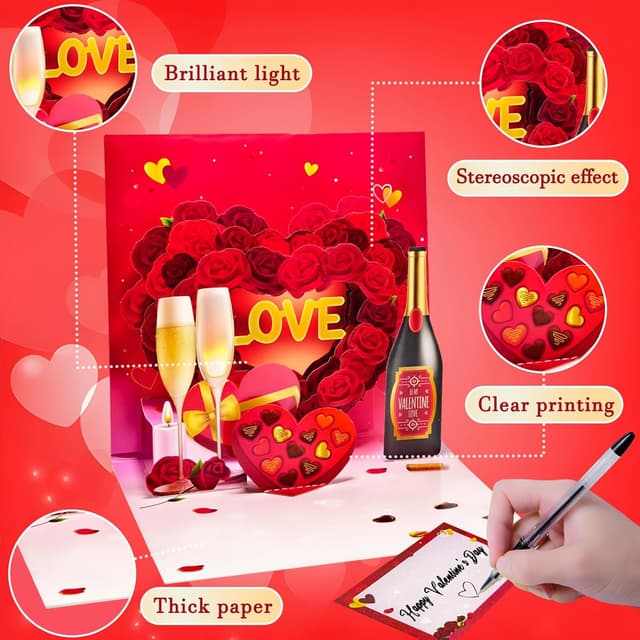 Thumbnail 4 de DTESL Valentine's Day Pop Up Card 🎴