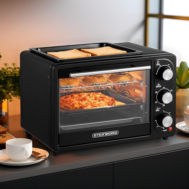 Detalle 2 de Steinborg 3in1 Mini Backofen 20 Liter, 1300 W