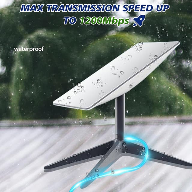 Detalle de Boobrie Starlink V2 Gen2 replacement satellite cable (46M/150FT) for Gen 2 systems