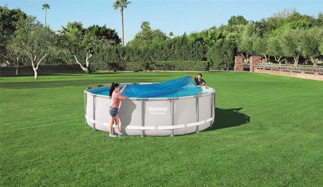 Thumbnail 2 de Bestway 58253 Bâche Solaire 462 cm piscine ronde