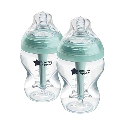 Detalle de Tommee Tippee Biberón anticólicos Óptimo 260 ml (pack de 2) con tetina anatómica y varilla de ventilación