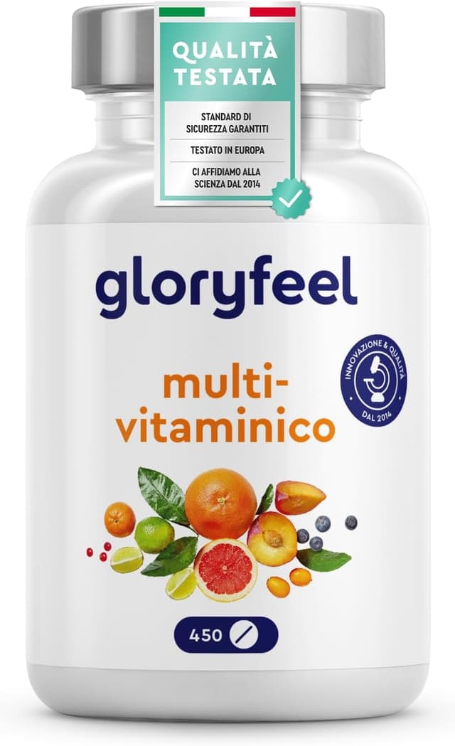 Detalle de Gloryfeel Multivitaminico Completo 450 compresse 💊