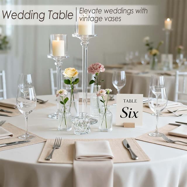 Thumbnail 2 de UPBUD Clear Glass Bud Vases Set of 36