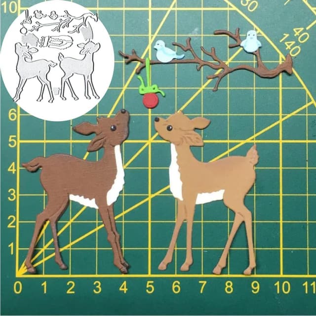 Imagen de Christmas deer die cuts 2 pack en OfertitasTOP