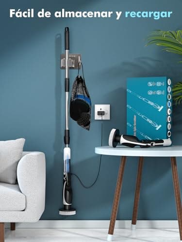 Thumbnail 6 de Yesiview Brosse nettoyage électrique avec 7 têtes, manche extensible