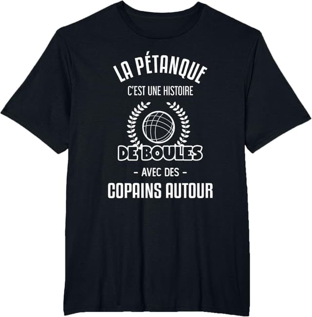 Detalle de T-shirt La pétanque C’est Une Histoire
