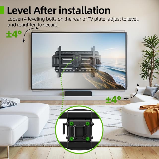 Thumbnail 6 de USX-MOUNT TV Wandhalterung Schwenkbar Neigbar 37-90" 600x400mm