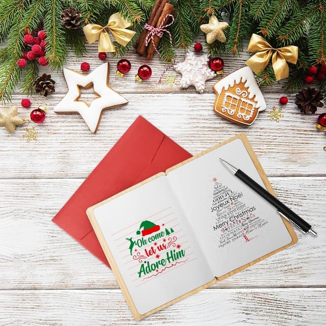 Detalle de Vicloon Wooden Greeting Cards (Tree) – bamboo/wood encouragement, birthday and anniversary card